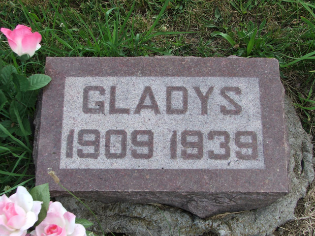 Olin, Mary Gladys - Tombstone